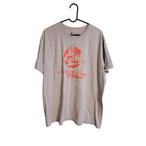 Netflix Official Merchandise T Shirt‎ 2XL Surfer Boy Pizza Graphic Gray Red